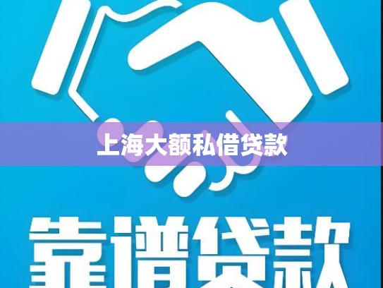 上海大额私借贷款 上海大额私借贷款